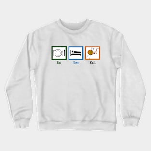 Eat Sleep Knit Crewneck Sweatshirt